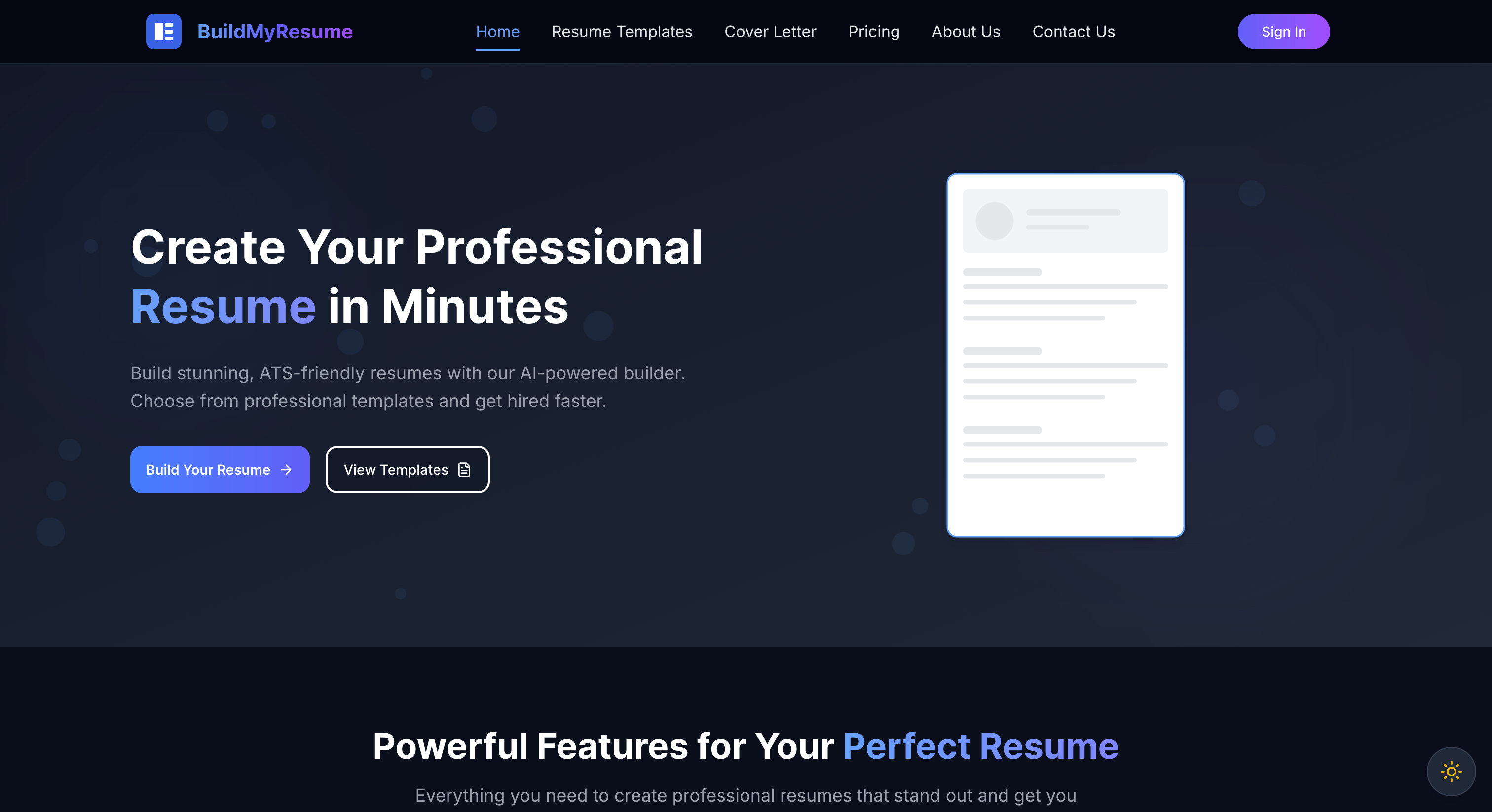 Resume Builder